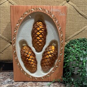 Krebs Pinecone Ornaments